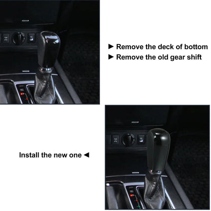 Gear Stick Shift for Toyota Land Cruiser Prado Faux Leather Black