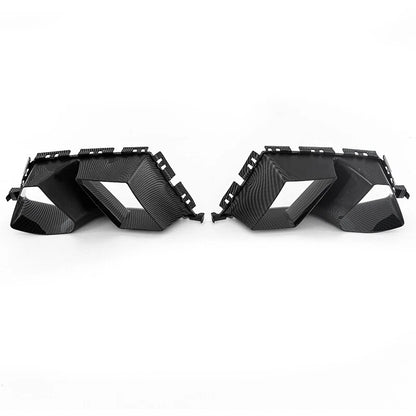 Carbon Black Front Bumper Side Air Vent Grilles for BMW G80 M3 G82 G83 M4