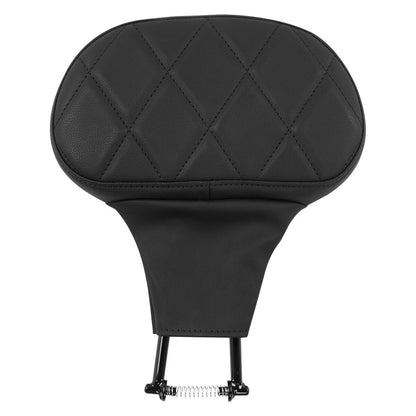 Black Rider Driver Backrest Pad for Harley Touring Street Glide (1988-2024)
