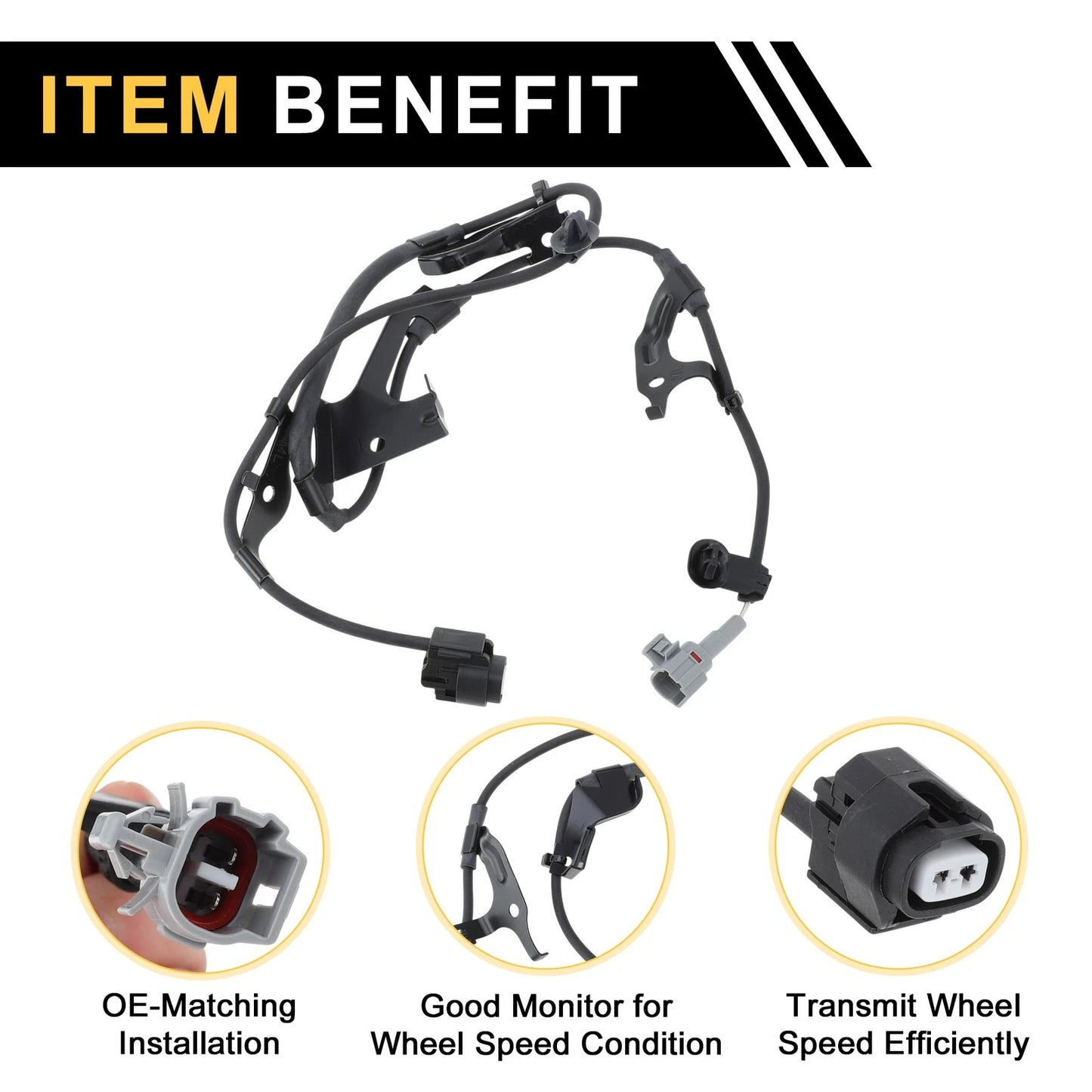 ABS Wheel Speed Sensor for Toyota FJ Cruiser Front Left (2007-2014)