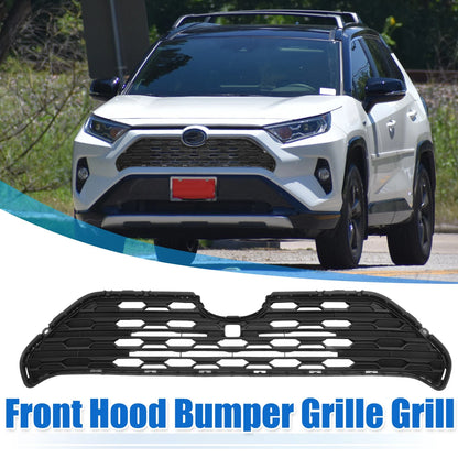 Front Bonnet Bumper Grille with Camera Hole for Toyota RAV4 (2019-2023)