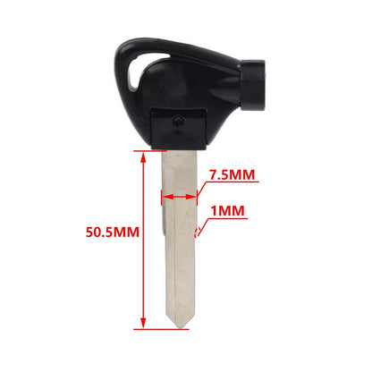 BLK Right Ignition Key Blank Shell Case for Yamaha Motorbike Scooter