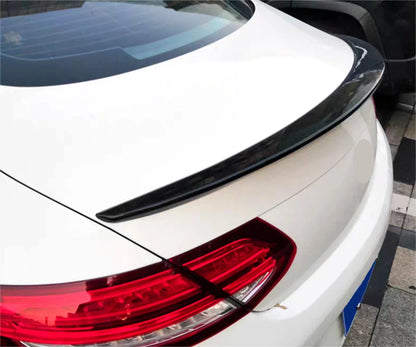 Rear Spoiler Wing ABS Black for Mercedes-Benz C-Class W205 Coupe 2DR (2015-2021)