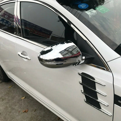 Chrome Side Wing Rearview Mirror Covers for Kia K5 Optima (2021-2023)
