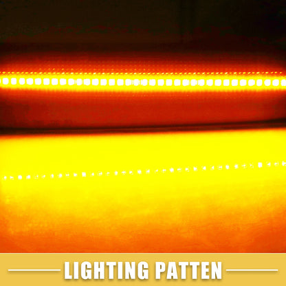 LED Side Marker Light for Jeep Cherokee - Amber Black 1 Pair (2014-2023)