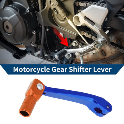 Folding Shifter Lever for Honda CRF150F (2003-2017) - Blue & Orange