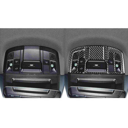 Soft Carbon Fiber Reading Light Panel Trim for Porsche 911 992 2019-2023