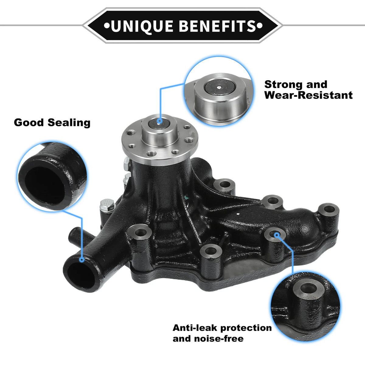 Water Pump with Gasket Kit for Isuzu C240 (C240PKJ)