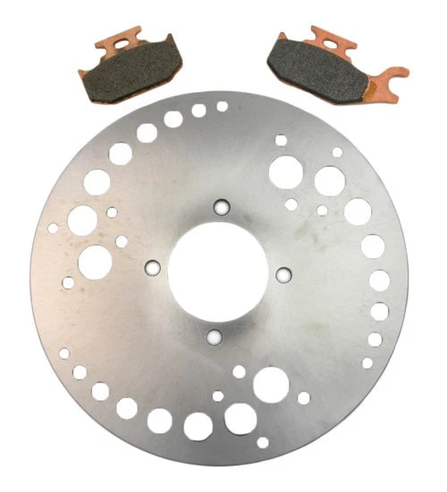 Rear Brake Rotor & Pads 2x4 & 4x4 for Yamaha Kodiak 400 (2000–2002)