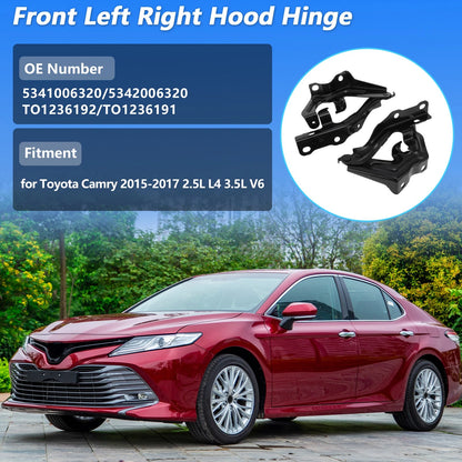 Front Hood Hinge Set for Toyota Camry (2015–2017)
