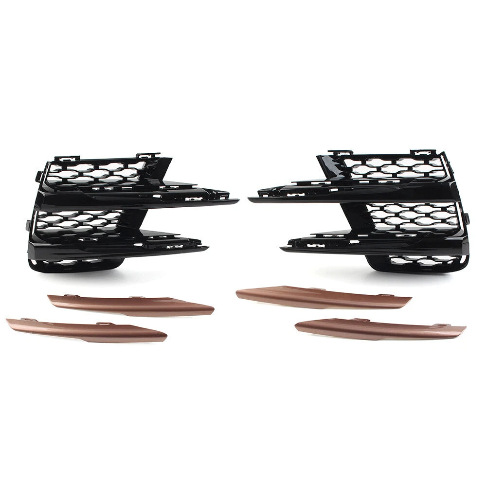 Front Bumper Fog Lamp Grille Covers for Land Rover Range Rover Velar (18-21)