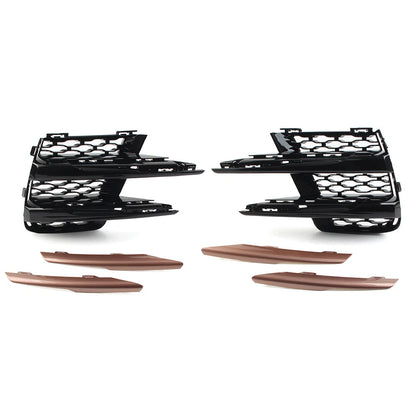 Front Bumper Fog Lamp Grille Covers for Land Rover Range Rover Velar (18-21)