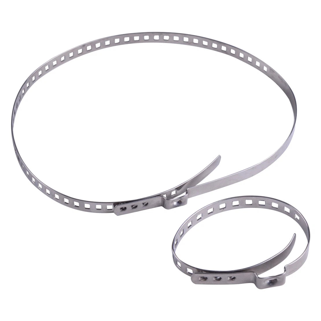10 x Silver Stainless Steel Axle Boot Clamps for Universal Vehicles