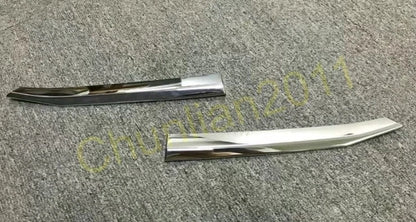 Front Grilles Garnish Molding Cover Trim for Subaru XV (2018-2020) 2 x ABS Chrome
