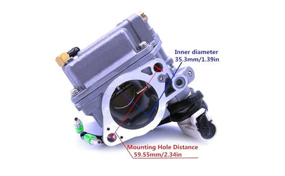 Carburetor for Tohatsu Nissan MFS18B2 18HP 4-Stroke Outboard