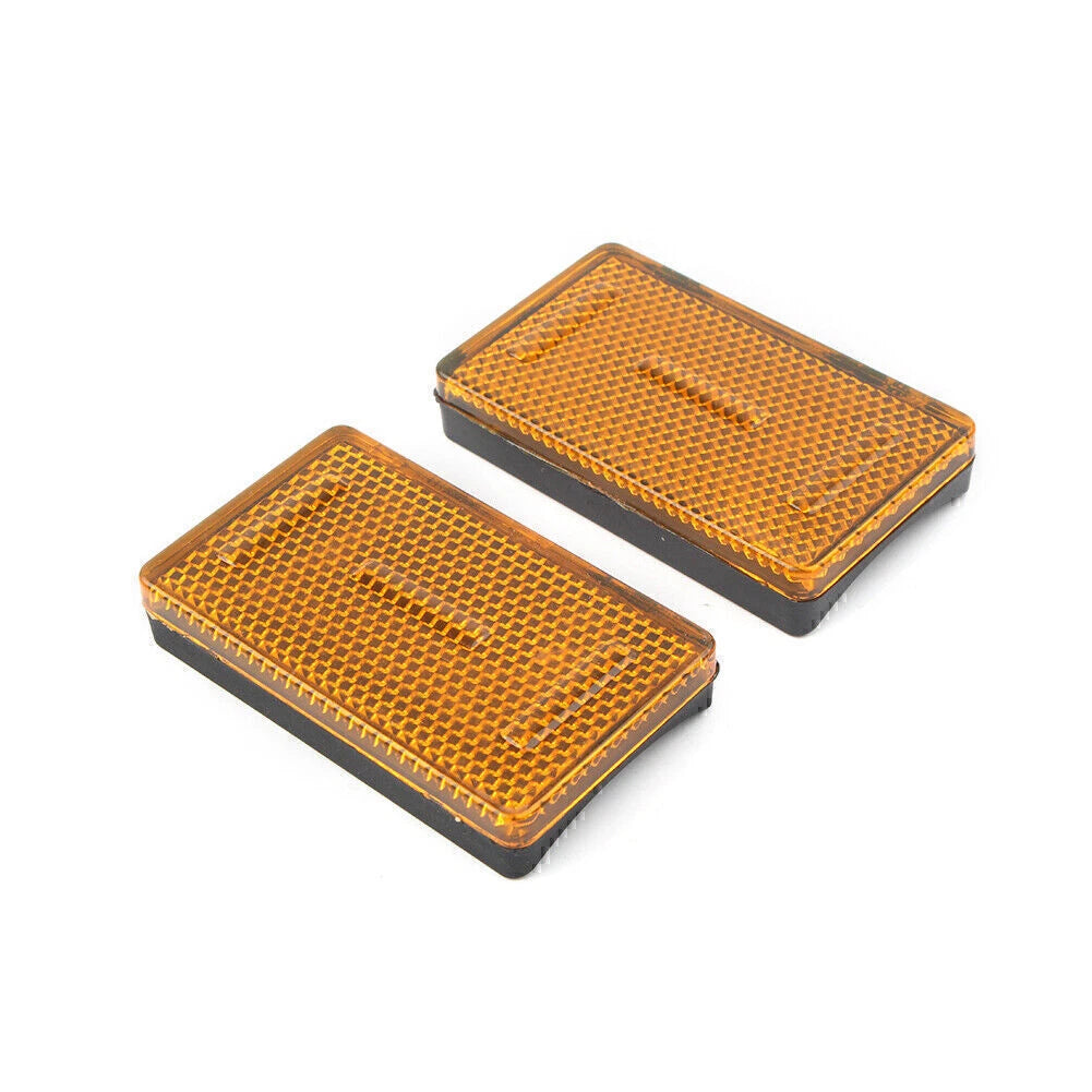 Yellow Fork Leg Reflector Covers for BMW K1200RS K1200GT R1200RT R1200GS (2001-2016)