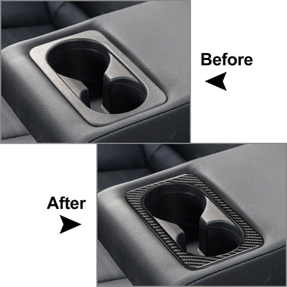 Rear Water Cup Holder Cover Trim for Kia Forte Cerato K3 (2019-2023) Black