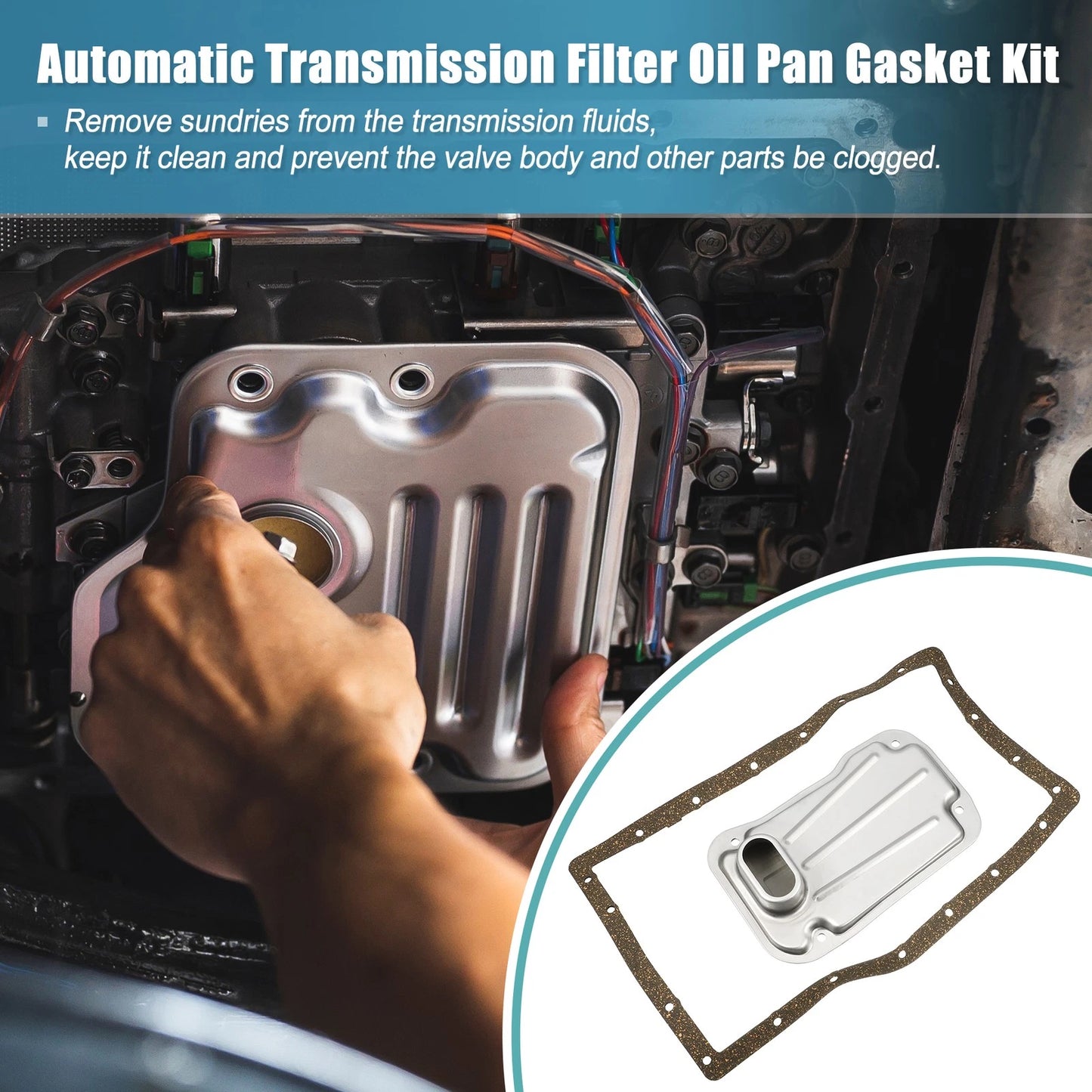 Set Car Transmission Filter Oil Pan for TOYOTA 4RUNNER TACOMA