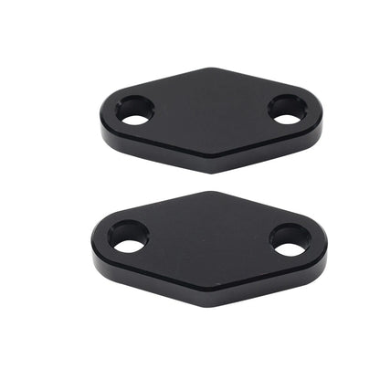 Black Oil Cooler Block Off Plate w/ Gasket for Suzuki Hayabusa GSX1300R (99-20)