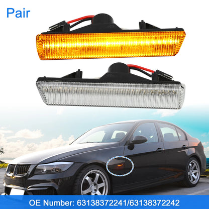 Clear LED Side Marker Lights for BMW E36 (1992-1999)