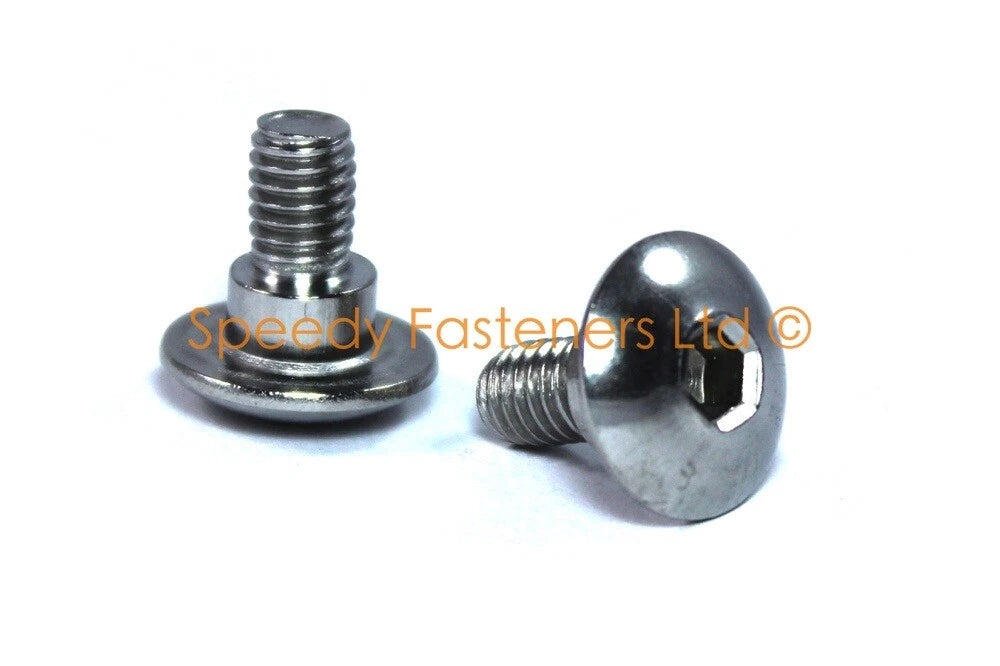 10x carenado tornillos m6 x 12mm + 4mm hombro for Suzuki