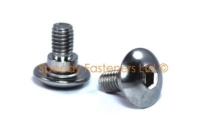 10x carenado tornillos m6 x 12mm + 4mm hombro for Suzuki