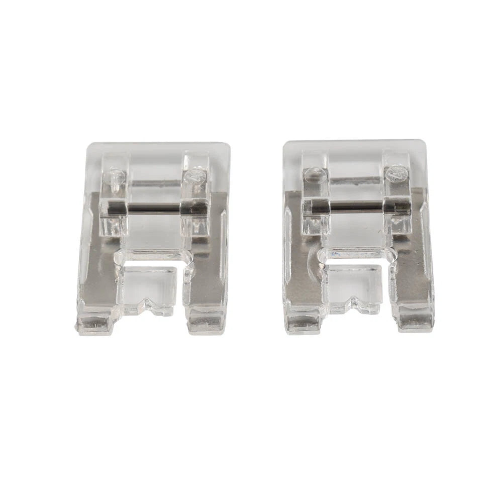 2 x Satin Stitch Snap-On Presser Feet for Juki Brother Singer Janome Babylock