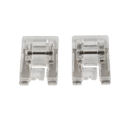 2 x Satin Stitch Snap-On Presser Feet for Juki Brother Singer Janome Babylock