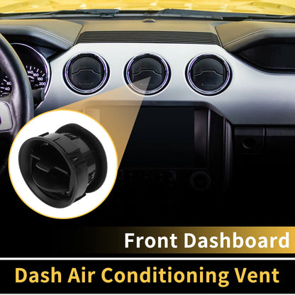 Dash AC Heater Air Vent for Ford F150 2009-2014 Center Outlet Black