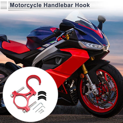 Arc Hanging Hook Screws Washers Hexagon Wrench Red for Motorcycle