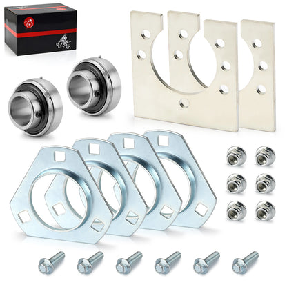 Live Axle Bearing Kit (3-Hole) for Go-Kart Bikes/Trikes