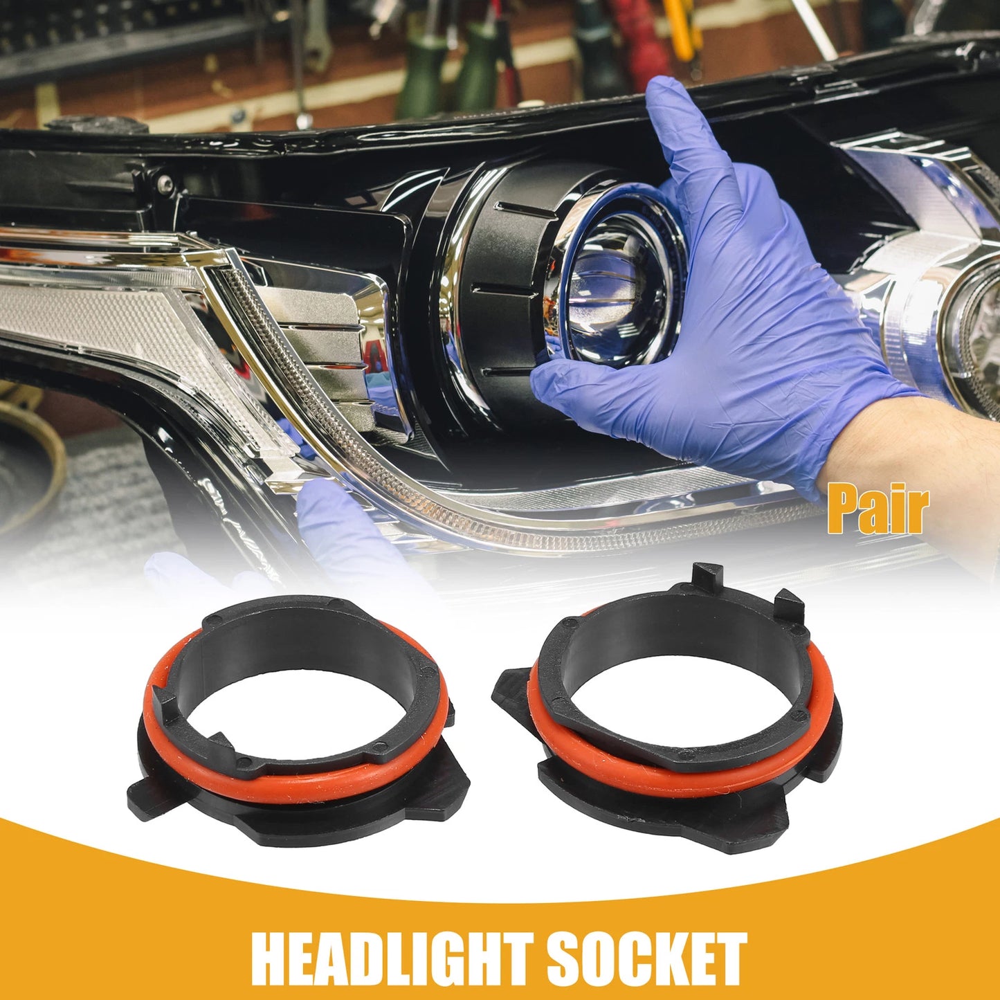 LED Headlight Retainer Socket for BMW 5 Series (2001-2003)