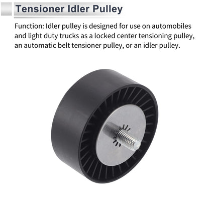 Drive Belt Idler Pulley for BMW 335i 2007-2013 (2 x)
