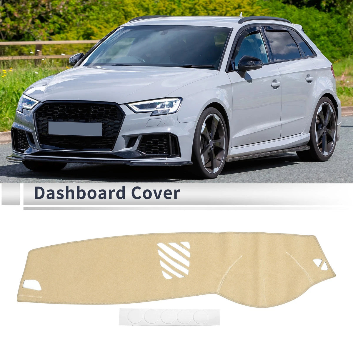 Dashboard Cover Mat for BMW 5 Series F10 F11 2010-2017 Sun Protector Beige
