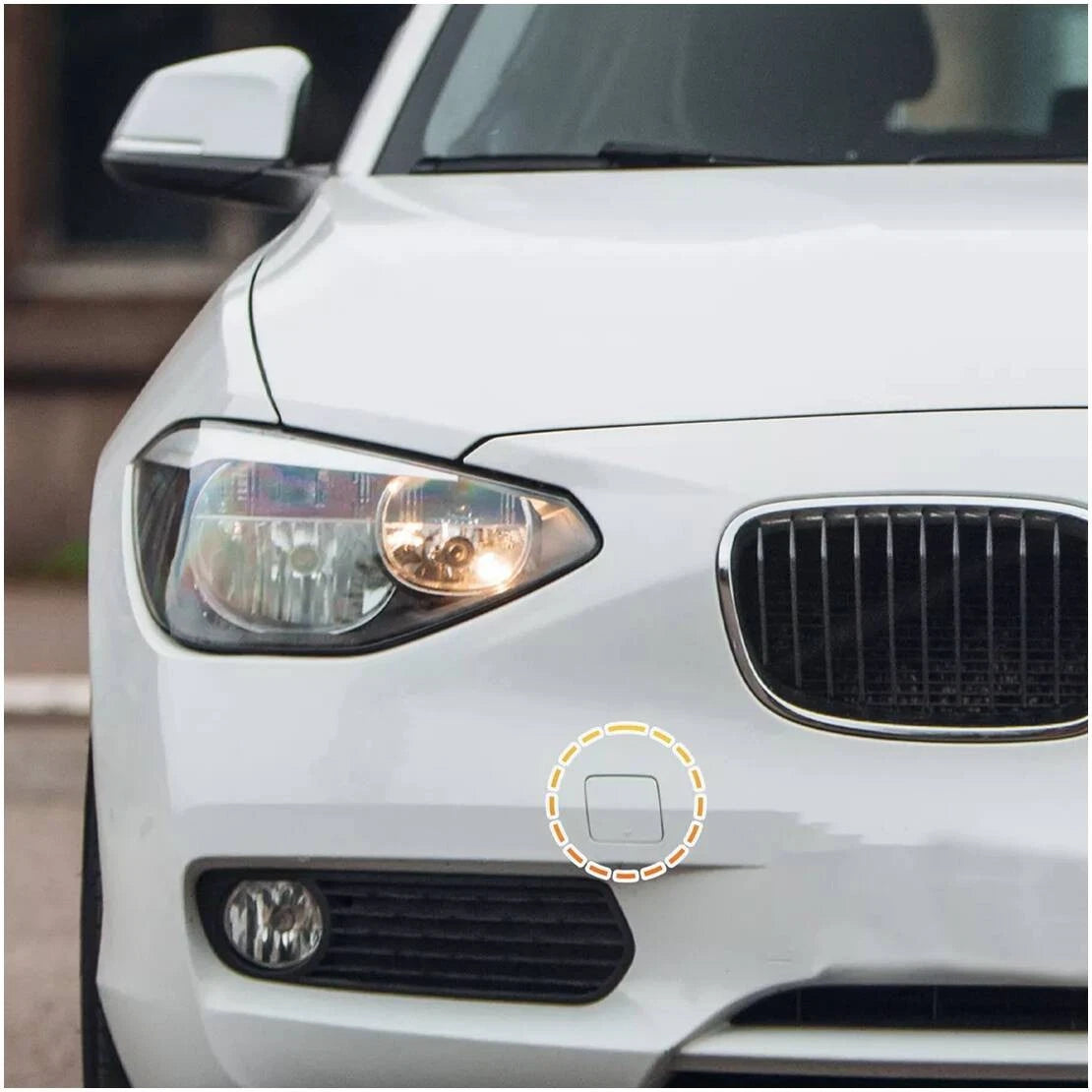 Front Bumper Tow Eye Cap Cover for BMW 1 Series (2011-2019)
