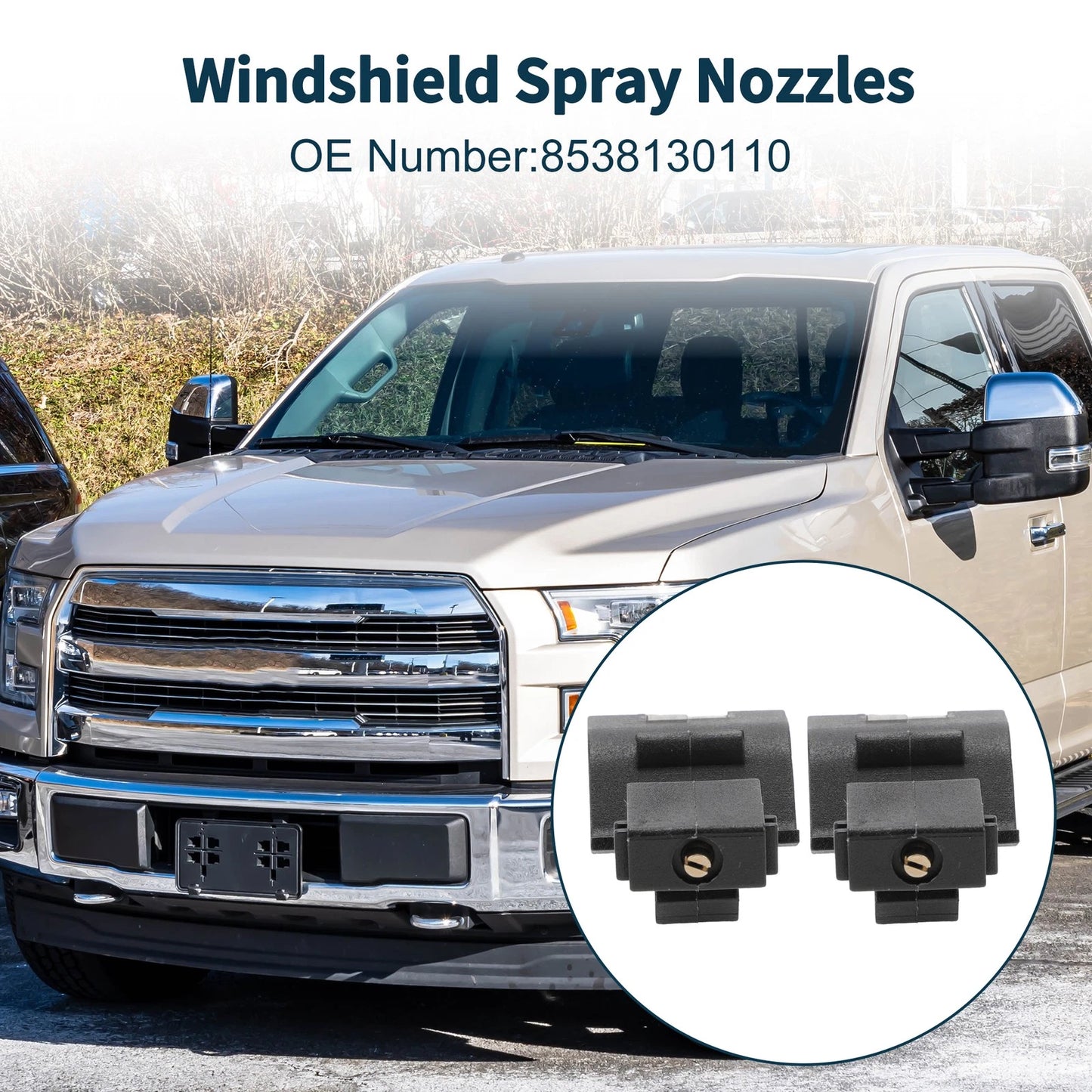 Windshield Washer Nozzle & 0.5m Hose for Toyota
