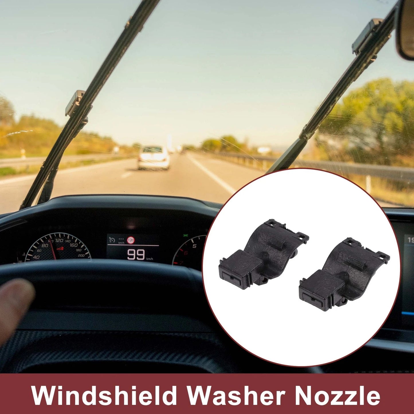 Front Windshield Washer Nozzle  for Toyota Tacoma (2016-2023)