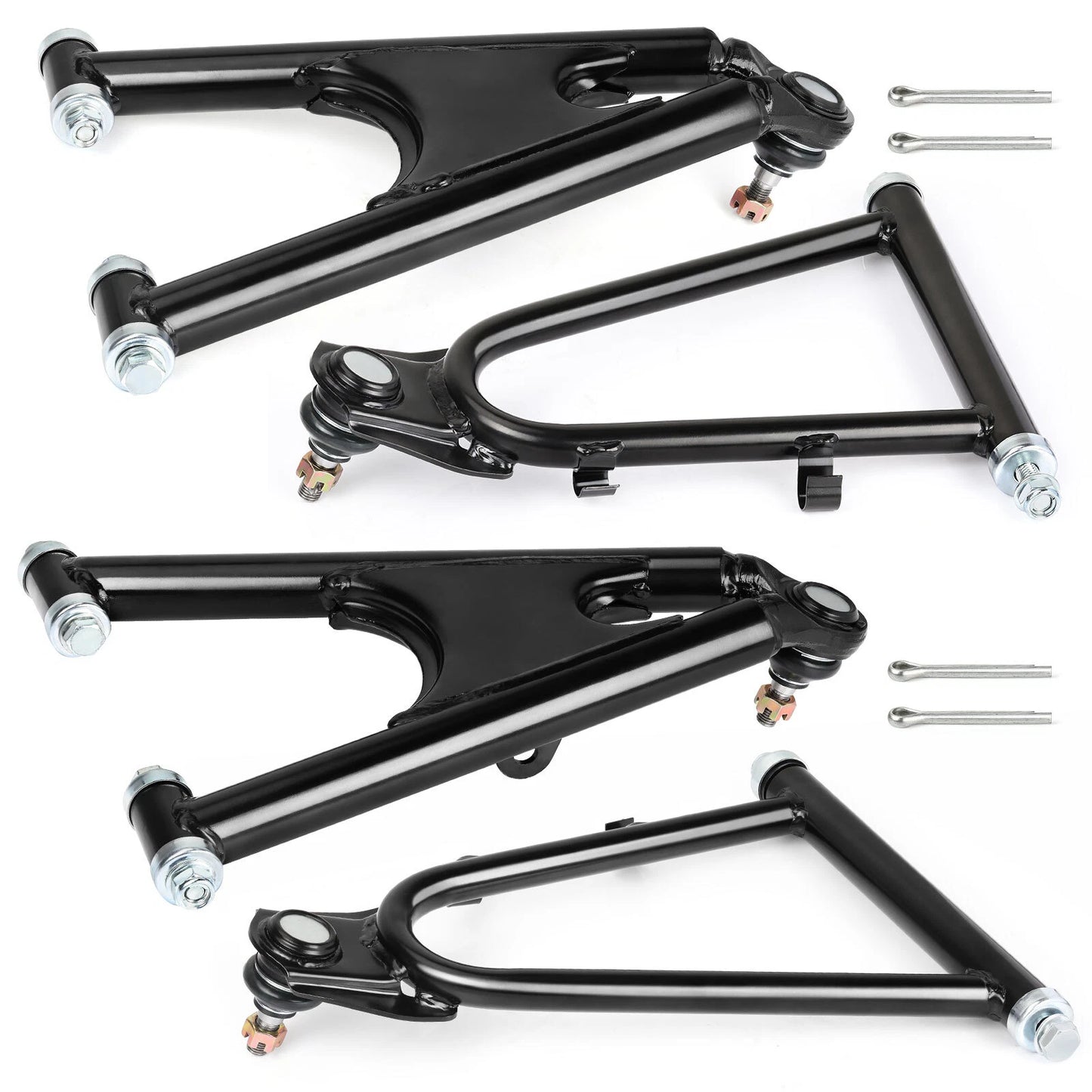 Front+Lower Control Arm Set + Bolts + Caps for Yamaha Banshee (1987–2006)