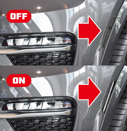 Pair White Front Bumper Side Marker Light for Dodge Durango (2021–2025)