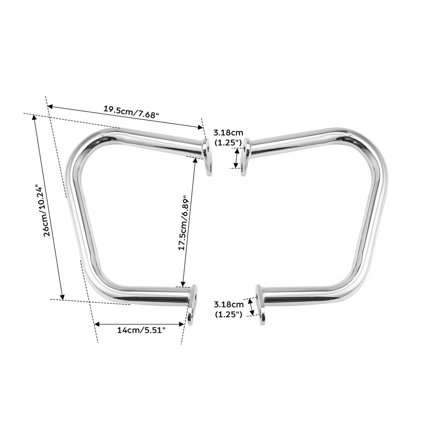 Chrome Engine Guard Crash Bar for Triumph Bonneville Bobber (2017-2020)