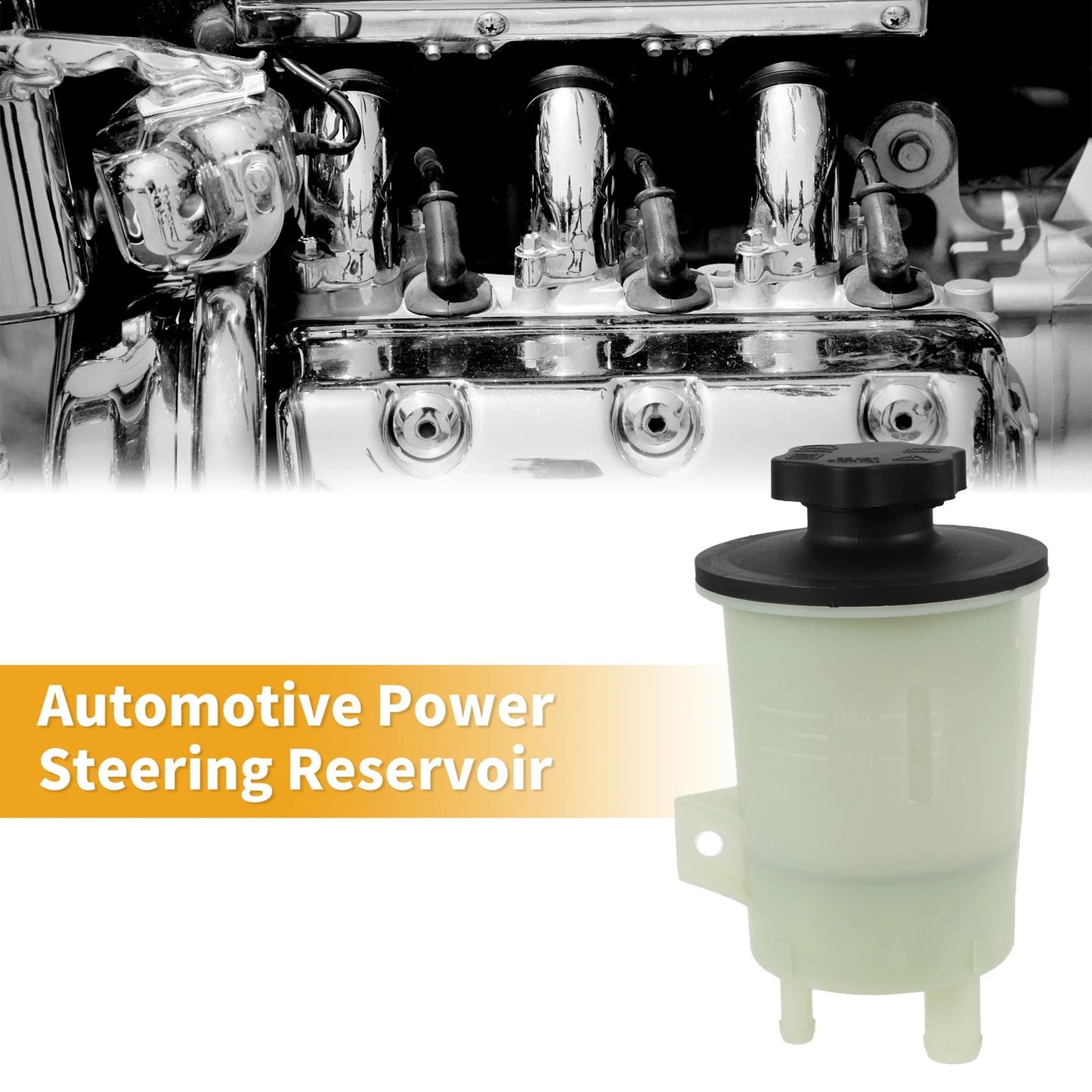 Power Steering Reservoir for Ford Mustang 1996-2004 2 x Plastic Beige