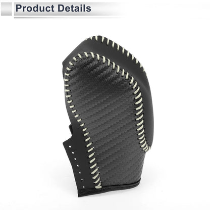 Black Carbon Fiber Gear Shift Knob Cover for Ford Fusion (2013-2020)