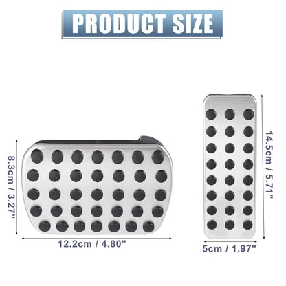 2 x Gas Brake Pedal Pads Covers for Mercedes-Benz GLE GLS ML GL 350 (2013-2019)