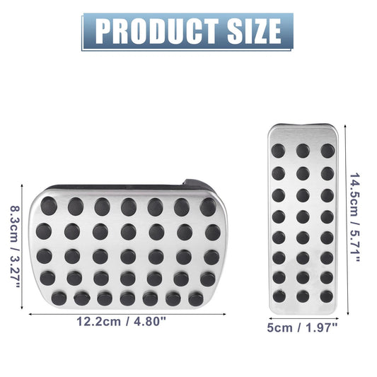 2 x Gas Brake Pedal Pads Covers for Mercedes-Benz GLE GLS ML GL 350 (2013-2019)
