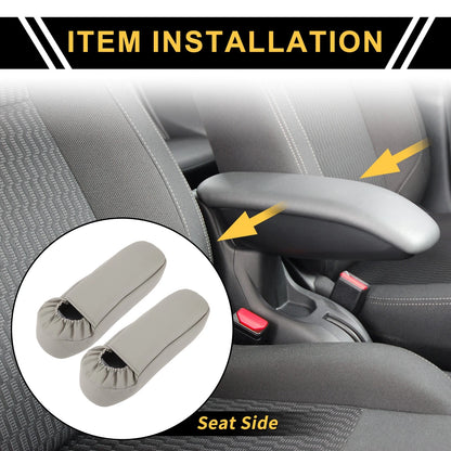 Seat Armrest Cover for Ford F-250, F-350 1999-2007, Anti-Scratch Gray