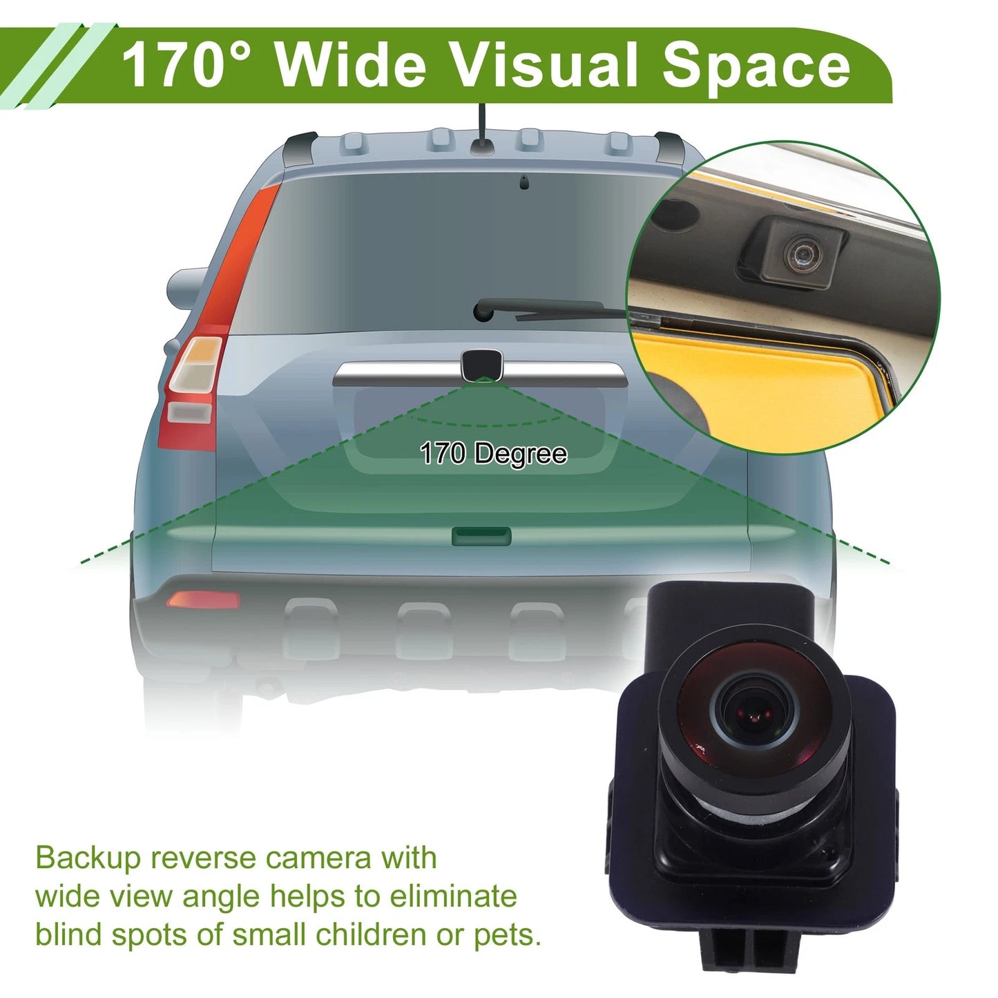 Rear View Backup Camera for Ford Edge (2013-2015)