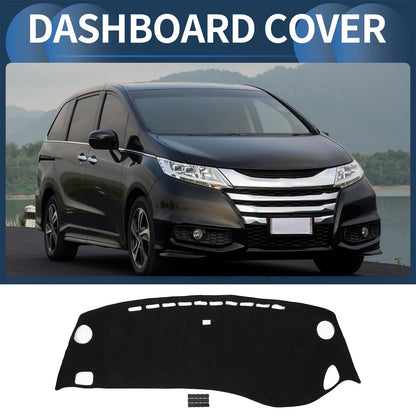 Dashboard Cover Mat for Honda Odyssey RB3 RB4 (2016-2019) Black 1 Set