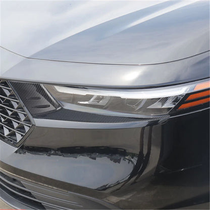 Carbon Fiber Headlight Eyelid Covers for Honda Accord (2023-2025)