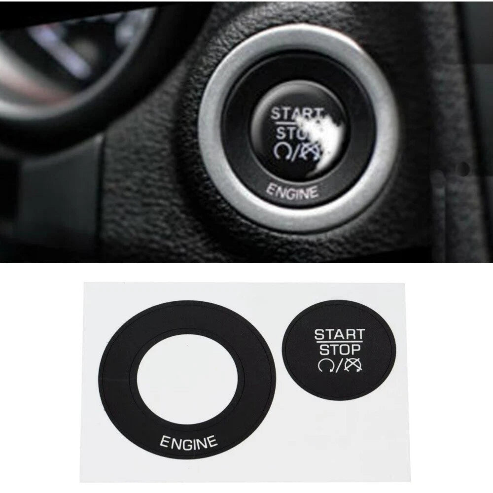 Ignition Push Button Start Stop Decal for Dodge Charger (2011-2014)