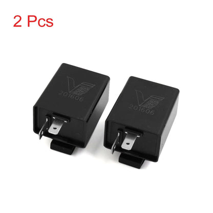2 x Universal Turn Signal Light Flasher Relay DC12V for Universal Motorcycle